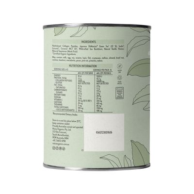 Nutra Organics Latte | Collagen Matcha Latte Ingredients