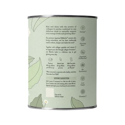 Nutra Organics Latte | Collagen Matcha Latte Information