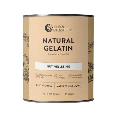 Nutra Organics Natural Gelatin - Pure Gelatin 250g