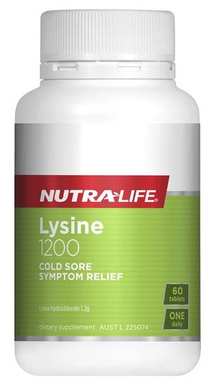 Nutra Life Lysine 1200 | Cold Sore Formula