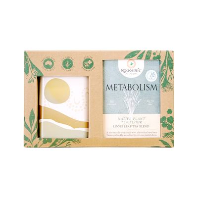 Roogenic Gift Box | Metabolism Loose Leaf Tea with Tin