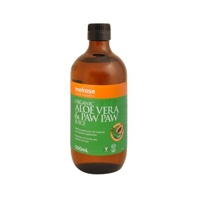 Melrose Organic Aloe Vera and Paw Paw Juice 500ml