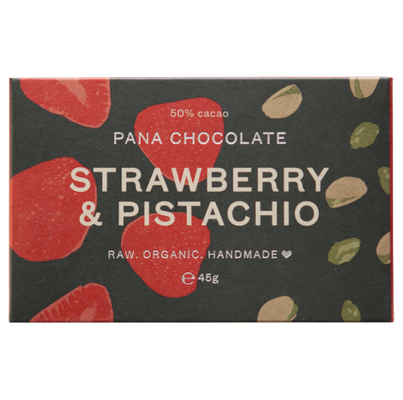 Pana Chocolate Strawberry & Pistachio