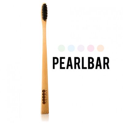 PearlBar [ADULT] Bamboo Toothbrush | Charcoal Infused