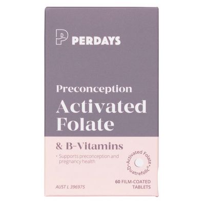 Perdays Preconception Activated Folate & B-vitamins