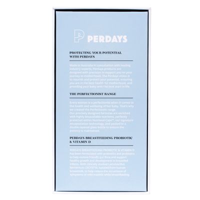 Perdays Breastfeeding Probiotic and Vitamin D Information