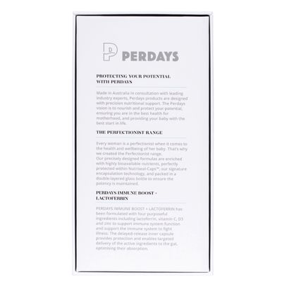 Perdays Immune Boost + Lactoferrin Information