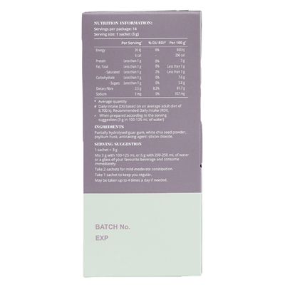 Perdays Prebiotic Fibre Sachets Ingredients