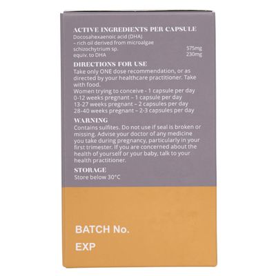 Perdays Pregnancy DHA Ingredients