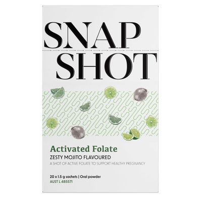 Perdays SNAP SHOT Activated Folate Sachets