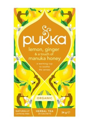 Pukka Lemon, Ginger and Manuka Honey x 20 Tea Bags