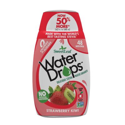 Sweet Leaf Stevia Water Drops Strawberry Kiwi 48ml