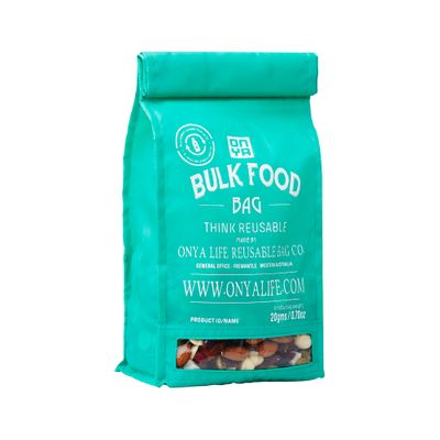 Onya Reusable Bulk Food Bag Aqua (Medium)