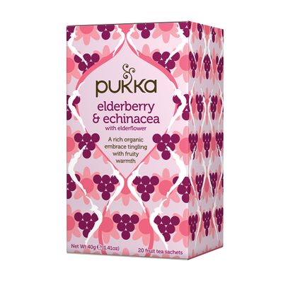 Pukka Elderberry and Echinacea x 20 Tea Bags