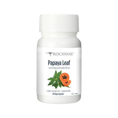 Rochway Papaya Leaf 500mg 60vc
