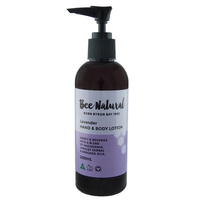 Bee Natural Hand and Body Lotion Lavender 200ml