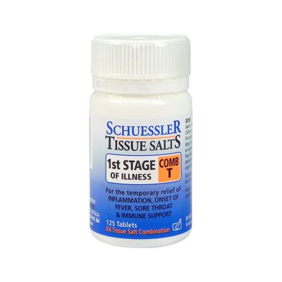 Schuessler Tissue Salts Comb T 1st Stage Illness Tablets