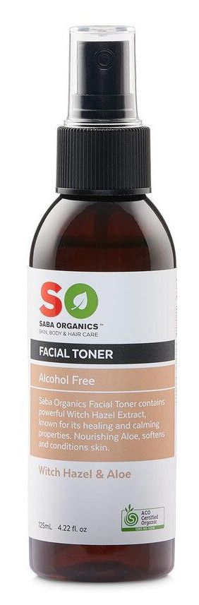 Saba Organics Facial Toner Witch Hazel & Aloe