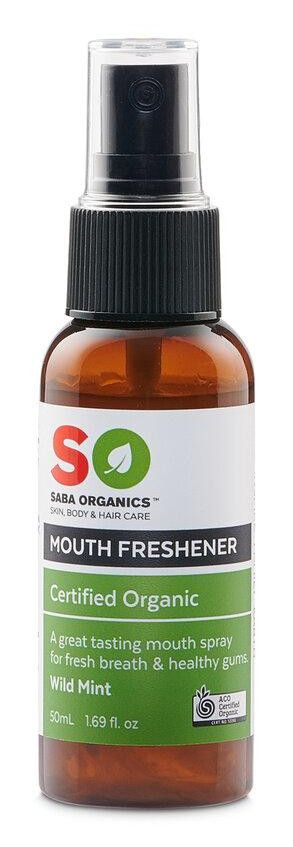 Saba Organics Mouth Freshener Wild Mint