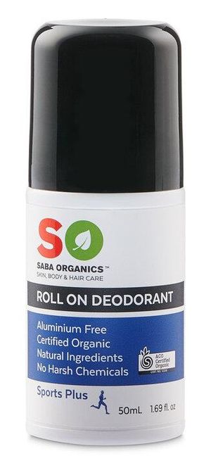 Saba Organics Deodorant Roll On Sports Plus