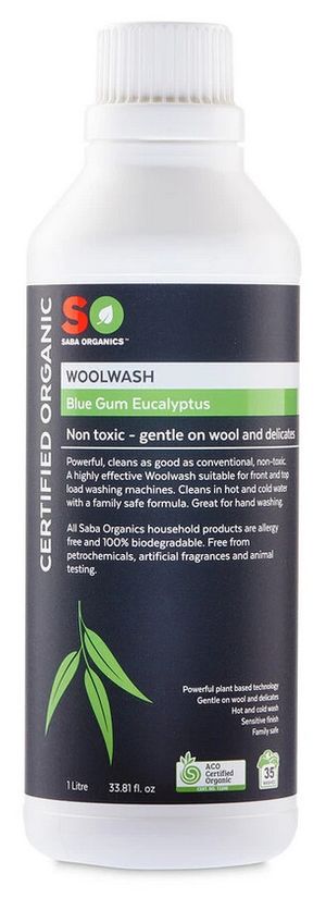 Saba Organics Wool Wash | Eucalyptus