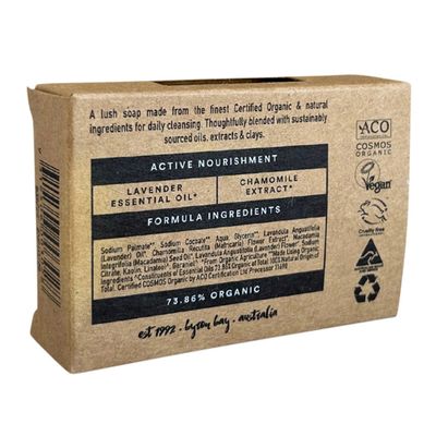 Sanctum Soap Bar | Lavender & Chamomile Ingredients