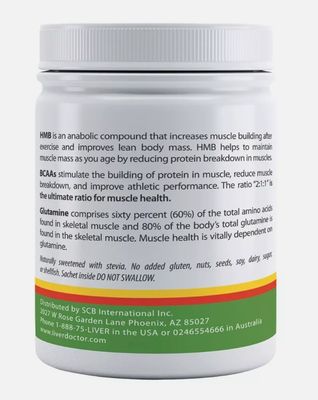 Cabot Health Ultimate Muscle Food Powder side1