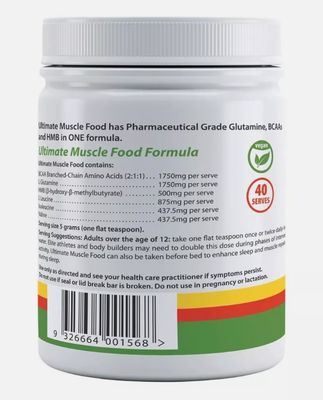 Cabot Health Ultimate Muscle Food Powder side2