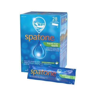 Spatone Liquid Iron Supplement Apple Sachets 25ml x 28 Pack