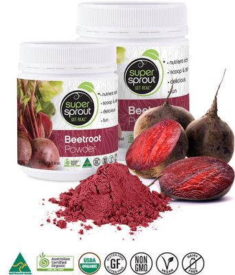 Super Sprout Beetroot Powder - Organic Australian Grown