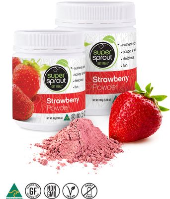 Super Sprout Strawberry Powder - Organic Australian Grown