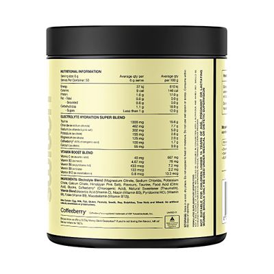 Switch Hydrate Powder | Electrolytes, B Vitamins | Orange Crush Ingredients