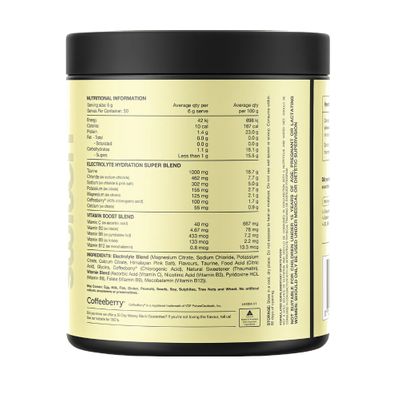 Switch Hydrate Powder | Electrolytes, B Vitamins | Mango Passionfruit Ingredients