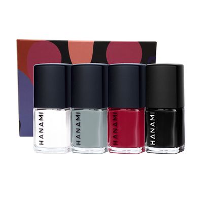 Hanami Nail Polish Collection Noir 9ml x 4 Pack