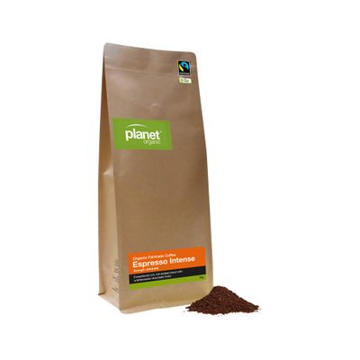 Planet Organic Coffee Espresso Intense Plunger Ground 1kg