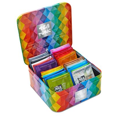Tea Tonic Tin Tea Chest Mini x 32 Tea Bags