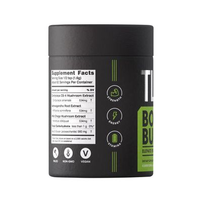 Teelixir Organic TLXR Body Build Blend Ingredients