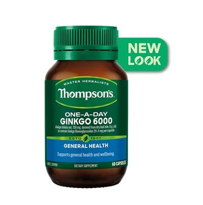 Thompson's Ginkgo Biloba 6000mg | One-A-Day