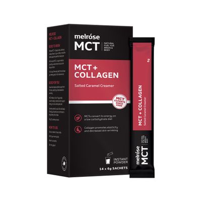Melrose MCT + Collagen Sachets | Salted Caramel Creamer