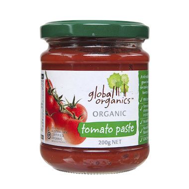 Global Organics Tomato Paste Organic (Glass) 200g