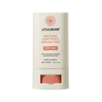 Little Urchin Natural Sunscrn Zinc Stick Med Tint Spf50+ 20g