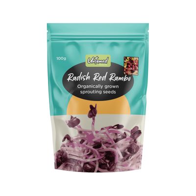 Untamed Health | Radish Red Rambo Seeds 100g