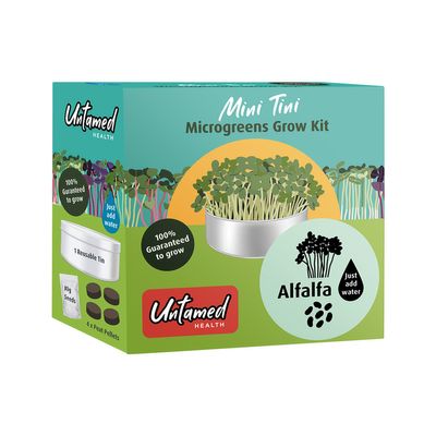 Untamed Health | Alfalfa Mini Tini Microgreens Grow Kit
