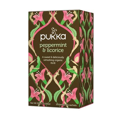 Pukka Peppermint and Licorice x 20 Tea Bags