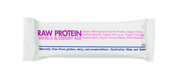 Raw Protein Vanilla Blueberry Bar