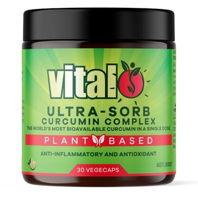 Vital Plant Based Ultra-Sorb Curcumin Complex 30 Vegecaps