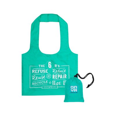 Onya Reusable Shopping Tote Bag Aqua