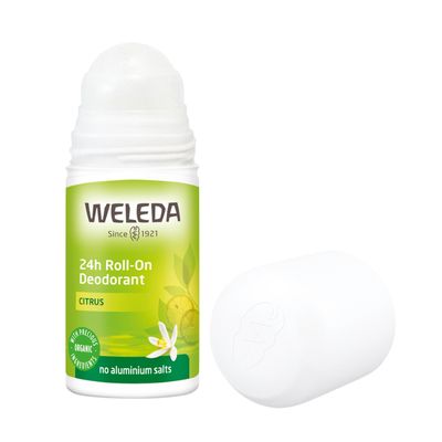 Weleda Deodorant Roll On 24hr | Citrus Open Lid