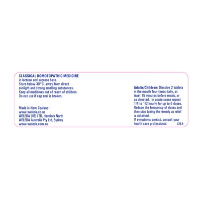 Weleda Arnica 30c Tablets Directions