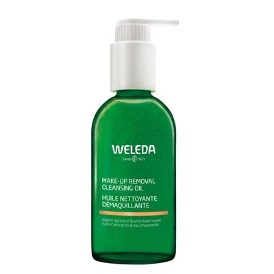 Weleda Make-Up Removal Cleansing Oil | Organic Apricot Oil & Witch Hazel Water